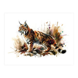 Lynx In The Wilderness (Print Only) thumbnail