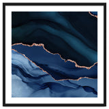 Navy & Rose Gold Agate Texture 12 thumbnail
