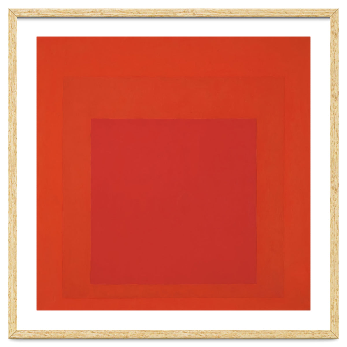 JOSEF ALBERS - HOMAGE TO THE SQUARE RED