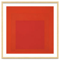 JOSEF ALBERS - HOMAGE TO THE SQUARE RED
