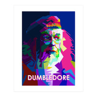 Albus Dumbledore In Pop Art WPAP (Print Only)