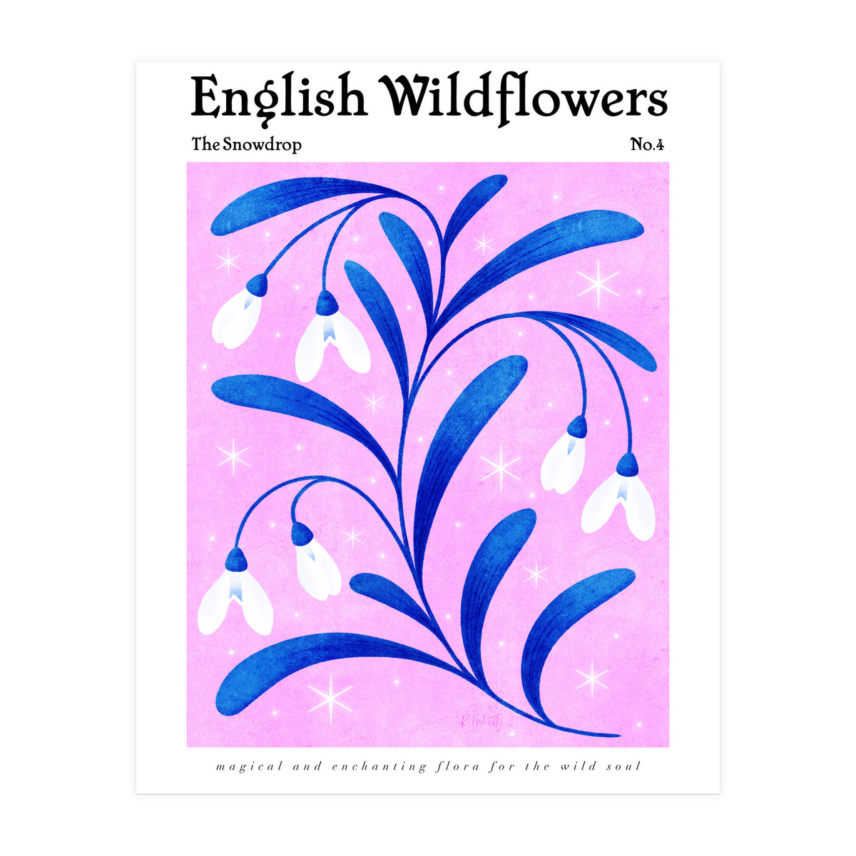 English Wildflowers | Snowdrops (Print Only)
