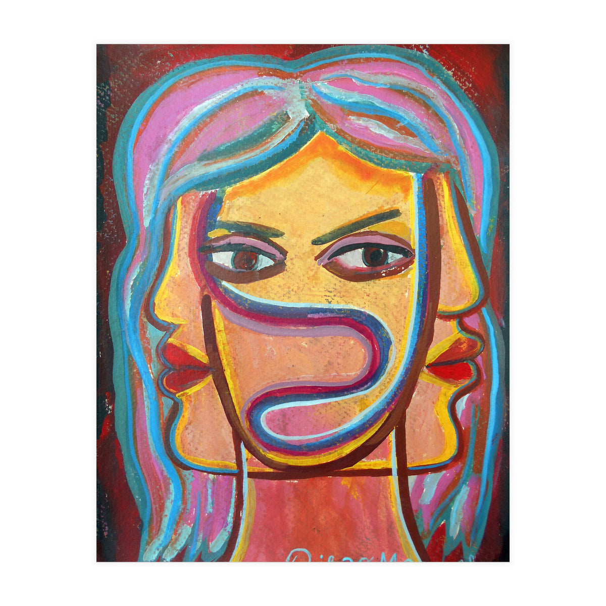 Cabeza De Mujer 42 (Print Only)