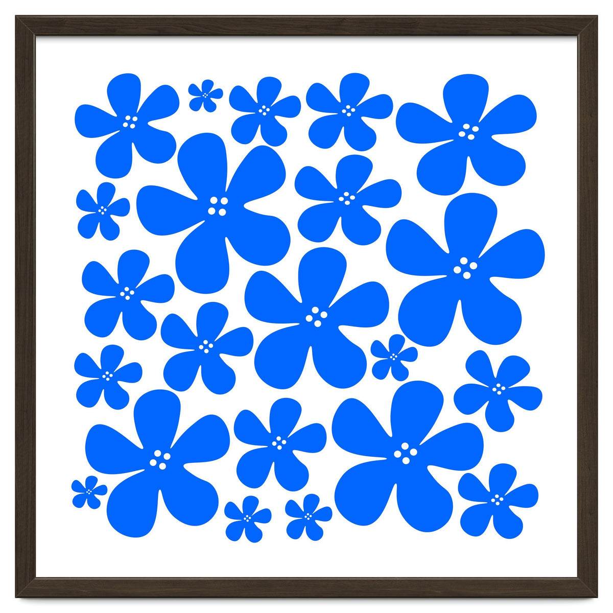 Blue Flowers Pattern