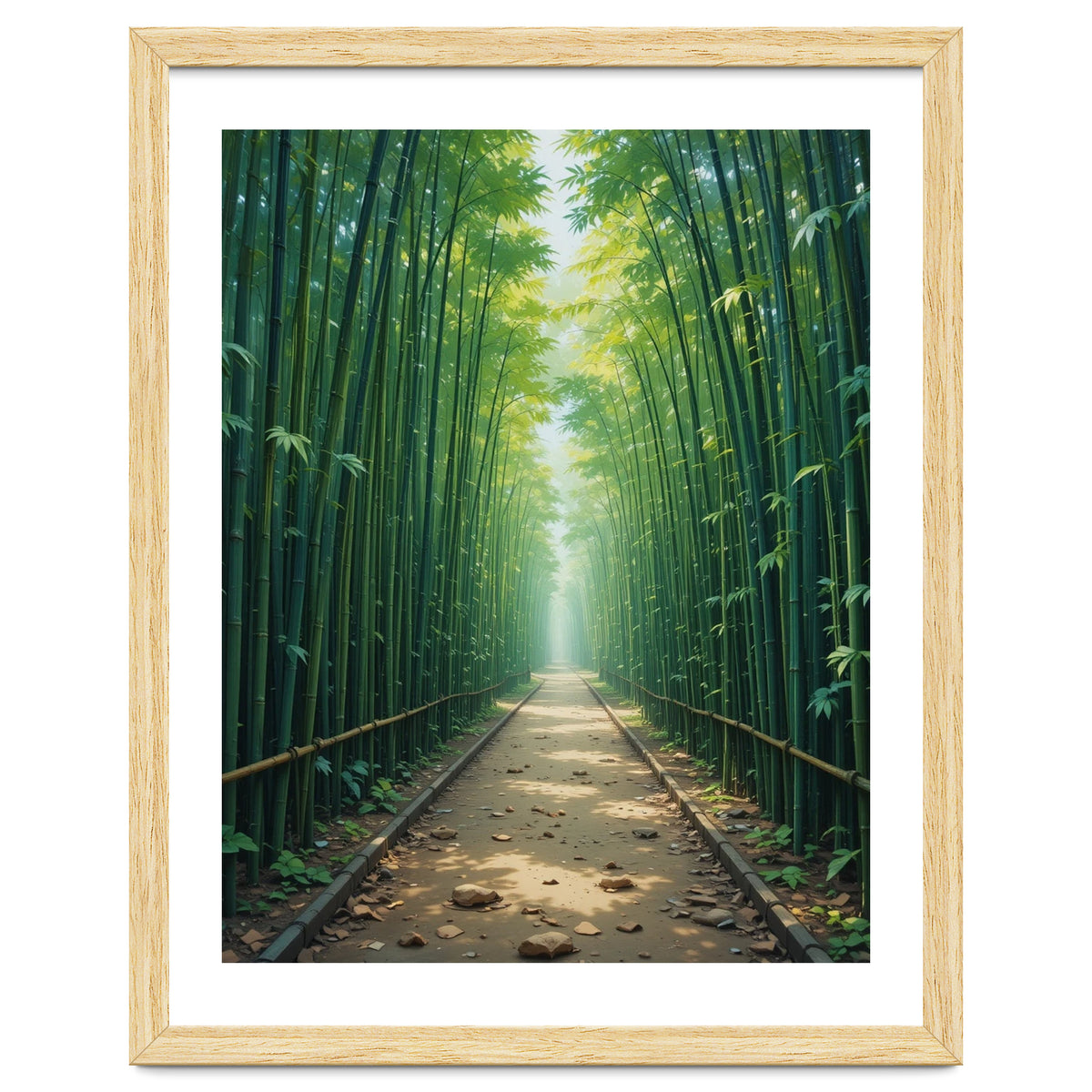 The Emerald Path: A Sun-Drenched Journey