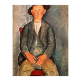 Amadeo Modigliani / 'The Young Farmer', 1918, Oil on canvas. (Print Only) thumbnail