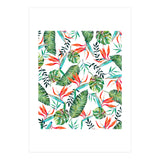 A New Paradise #Bird of paradise painted tropical art & pattern (Print Only) thumbnail