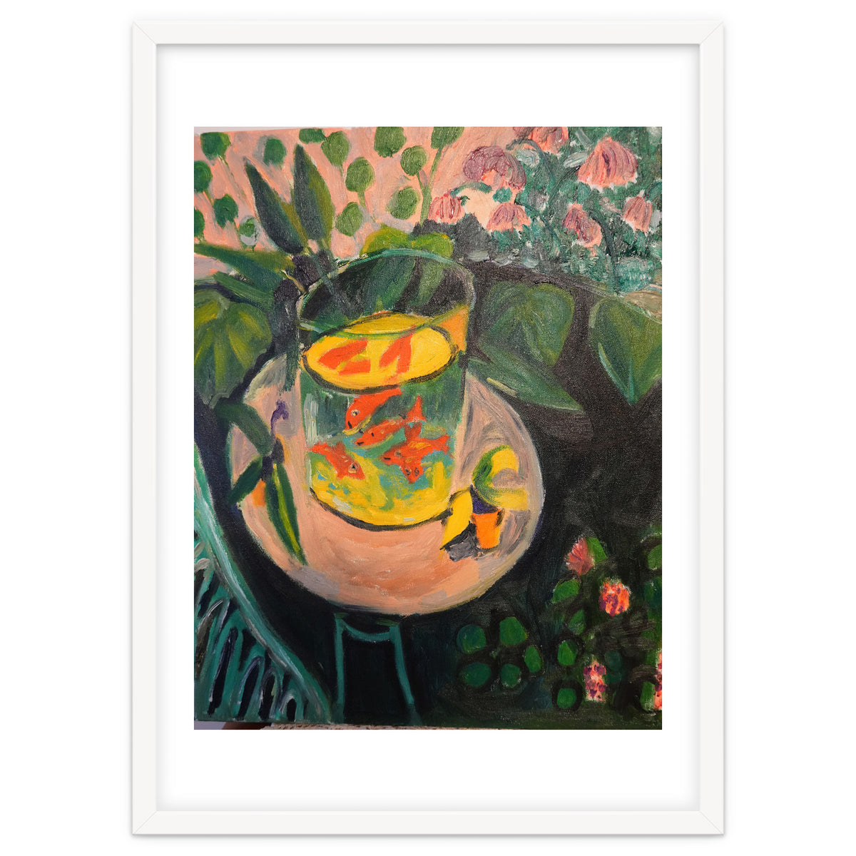 Still Life Fishes Oil Painting