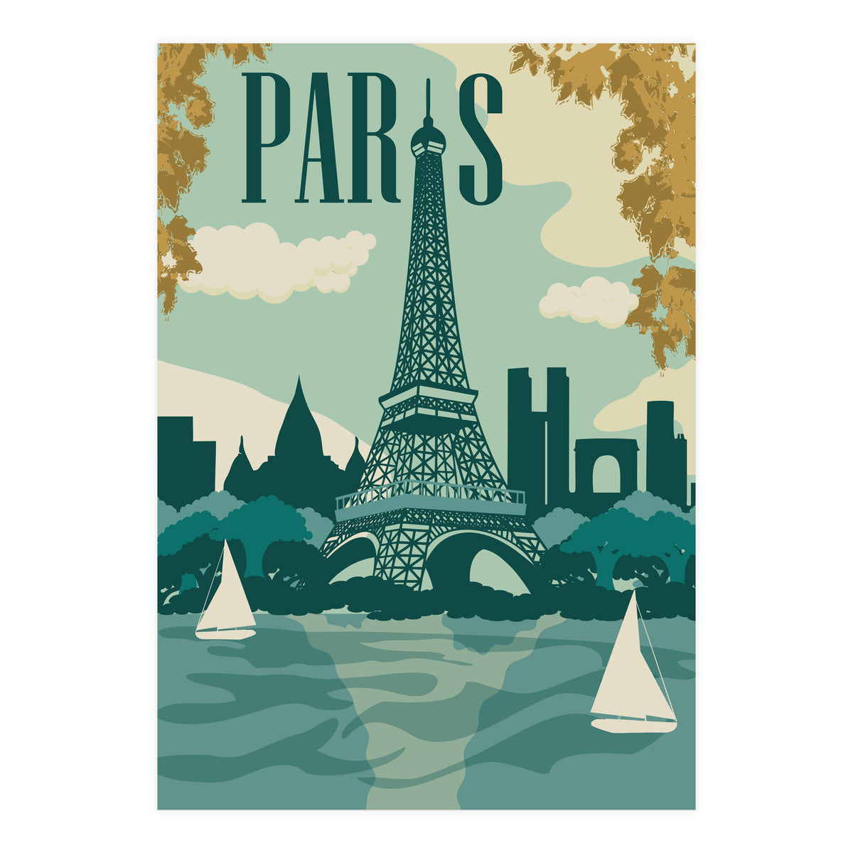 Paris, France (Print Only)