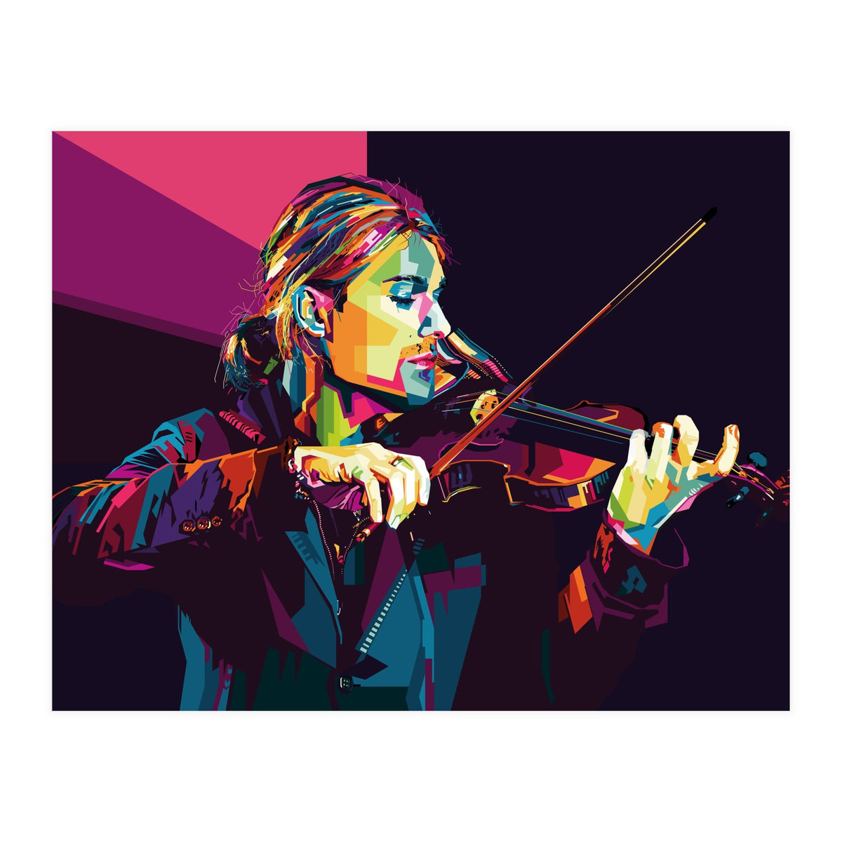 David Garrett Style WPAP (Print Only)