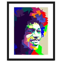 Jimi Hendrix Rock And Blues Music Pop Art