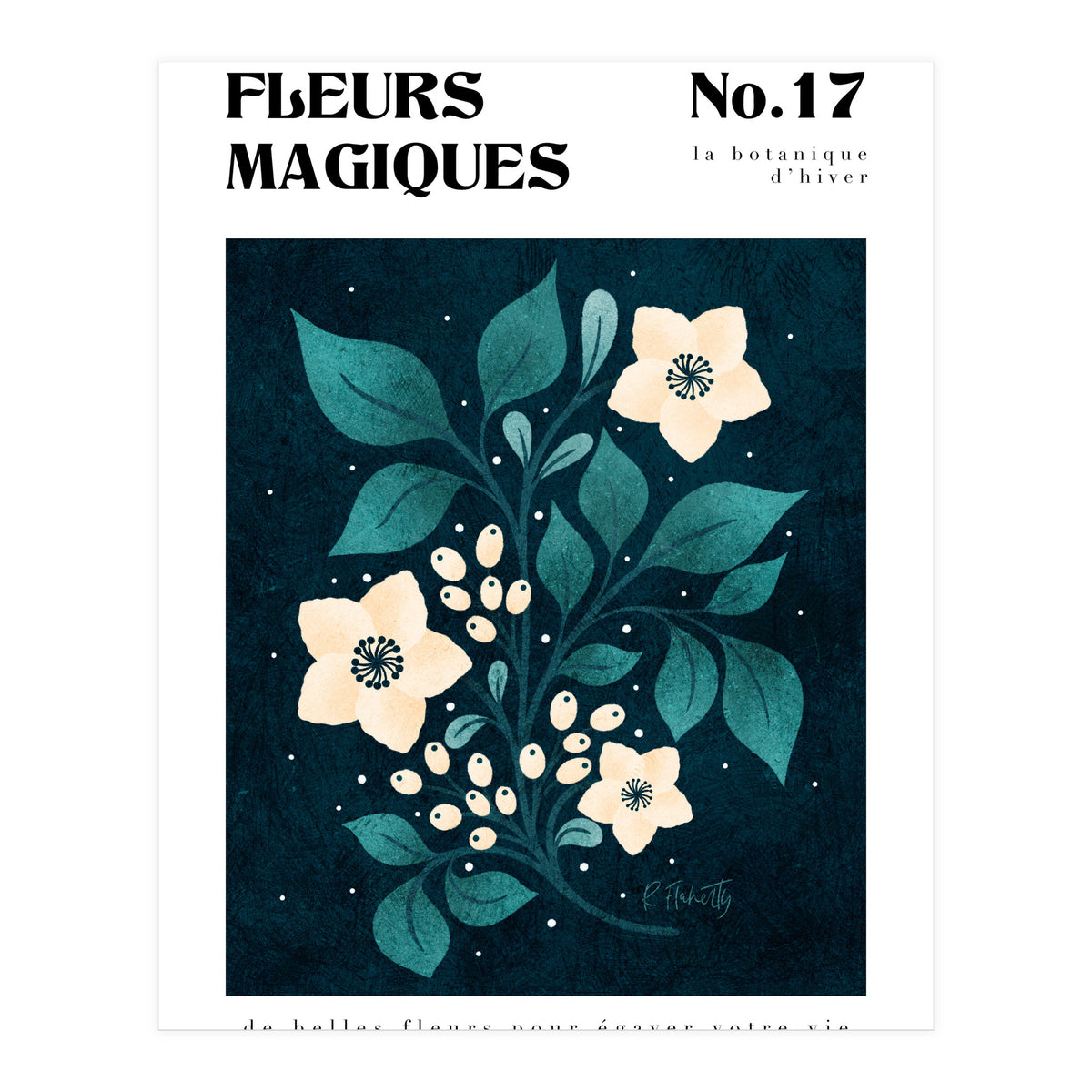 Magical Flowers No.17 Winter Botanicals (Print Only)