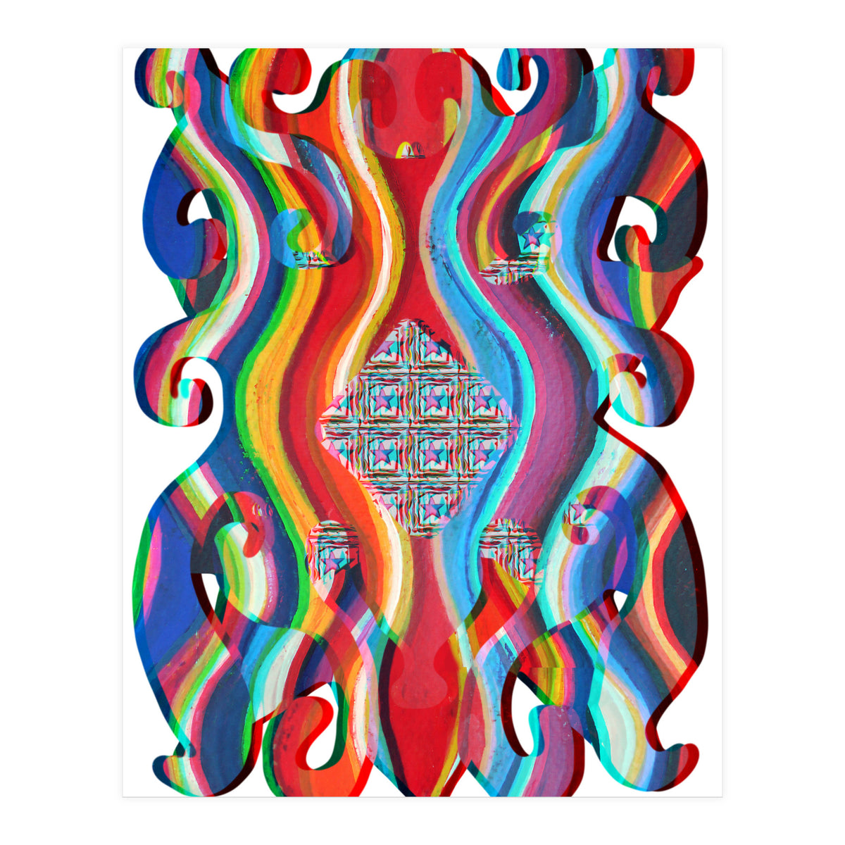 Pop Abstract Asimetrico 40 Copia (Print Only)