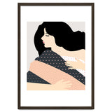 Not Today, Sleepy Lazy Woman In Bed, Quirky Eclectic Blanket Cozy Sleep In Illustration thumbnail