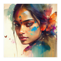Butterfly Whisper Hindu Portrait (Print Only)