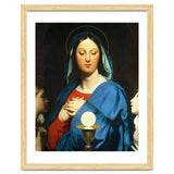 Jean Auguste Dominique Ingres / 'The Virgin Mary Prays to the Host', 1866. thumbnail