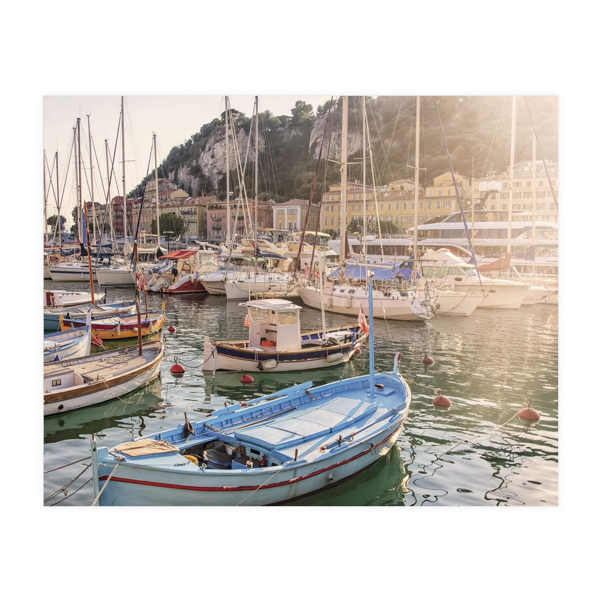 Harbor In Nice (Print Only)