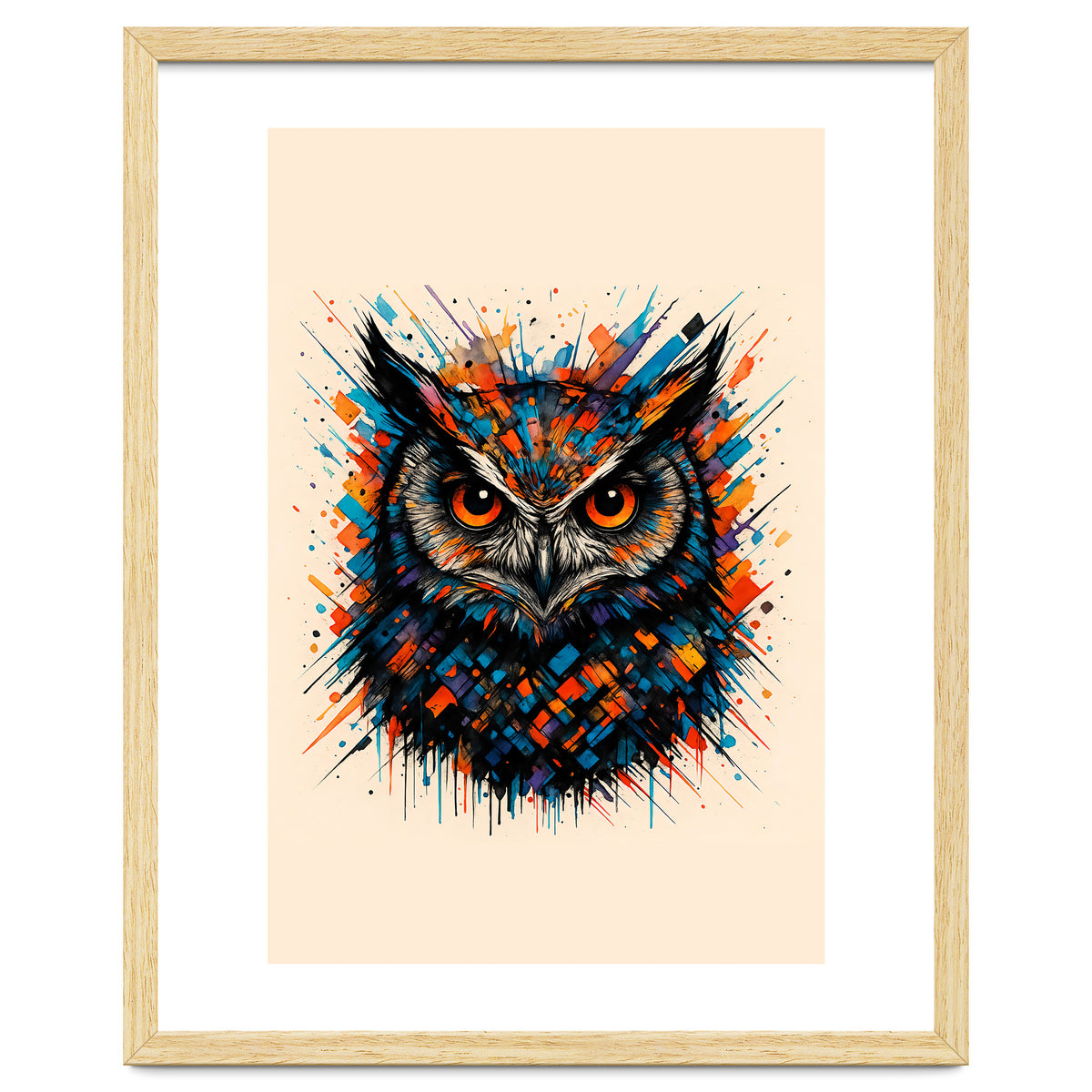 Owl Animal Watercolor