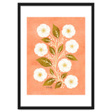 Peach, Ochre And Ivory Floral thumbnail