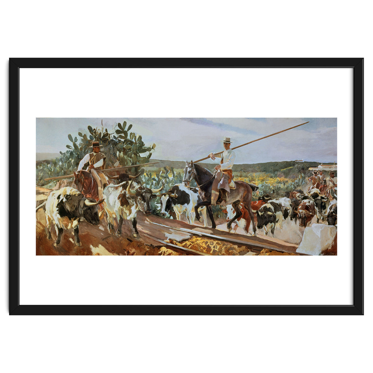 'Andalusia, The Round Up', 1914, Oil on canvas, 358 x 766,5 cm.