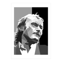 Phil Collins Rock Progressive Musician Black White (Print Only)