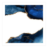 Navy & Gold Agate Texture 25  (Print Only) thumbnail
