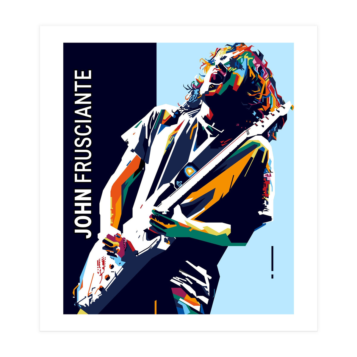 John Frusciante Style WPAP (Print Only)