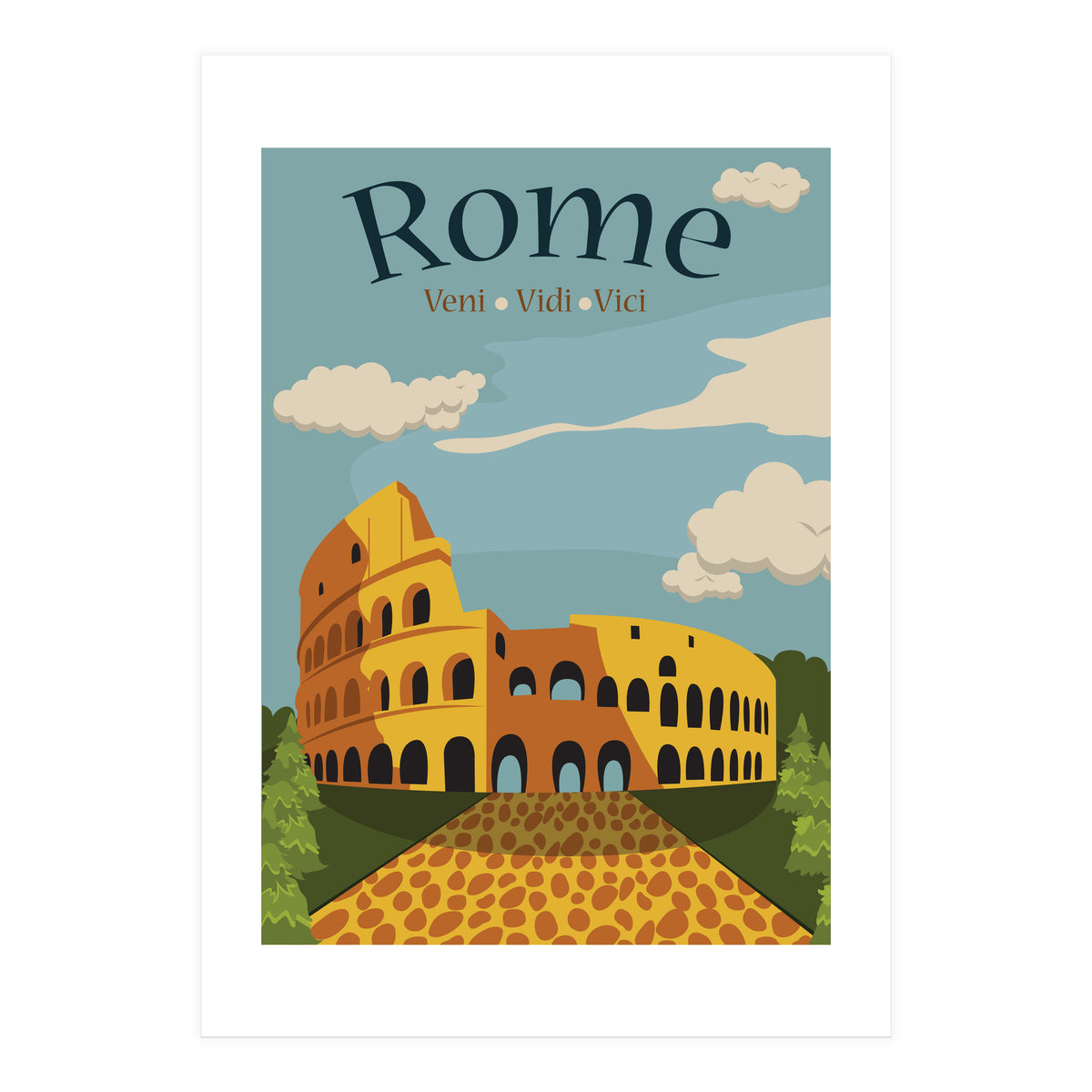 Rome, Colosseum, Italy (Print Only)