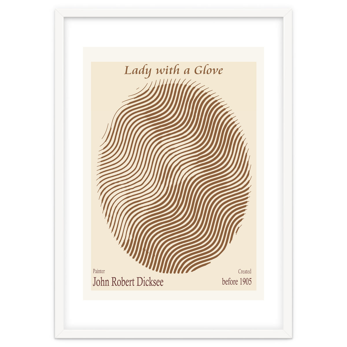 Lady With A Glove – John Robert Dicksee (before 1905)