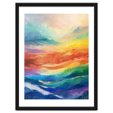 Vibrant Impasto Abstract Landscape Painting thumbnail
