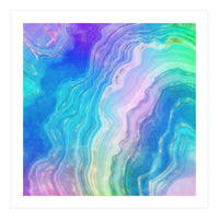 Neon Agate Texture 04 (Print Only)