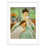 Young mother sewing, 1901 Canvas,92,4 x 73,7 cm. thumbnail