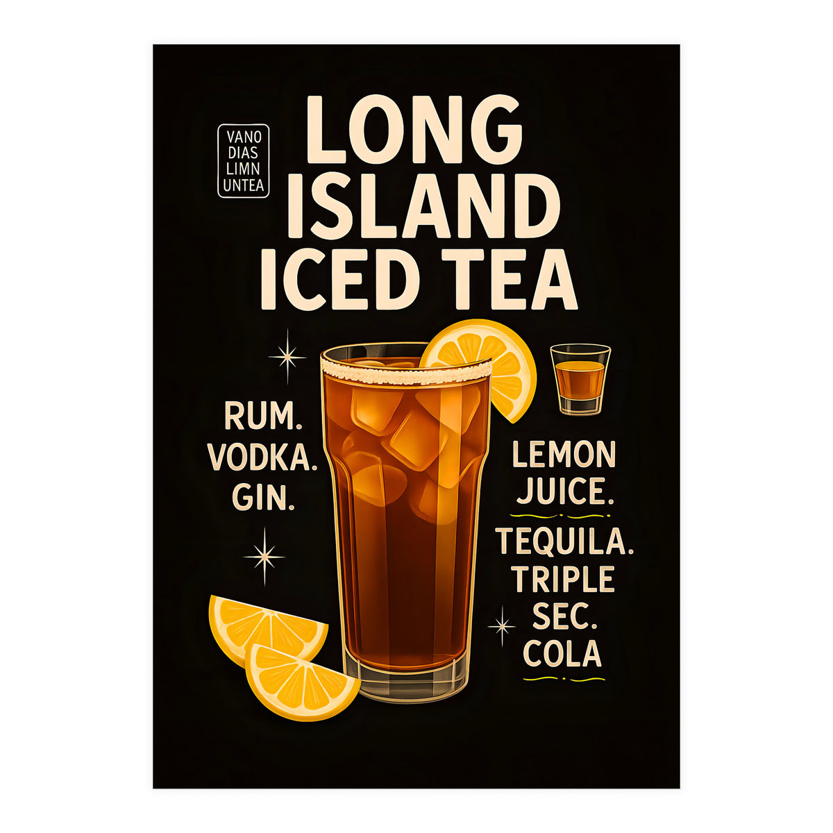 Long Island  Iced Tea (Print Only)