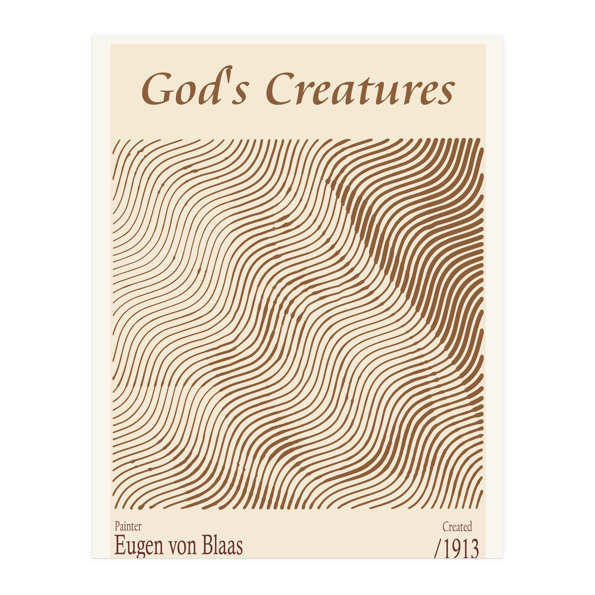 God's Creatures – Eugene De Blaas 1913 (Print Only)