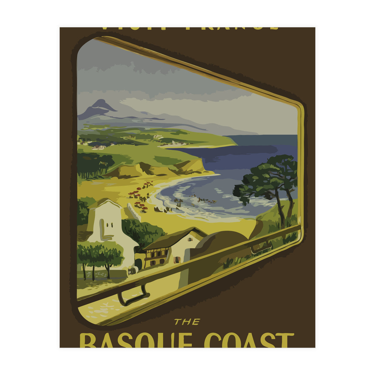 France, Basque Coast (Print Only)