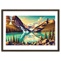 Vintage Lake Louise Banff Poster, Canada