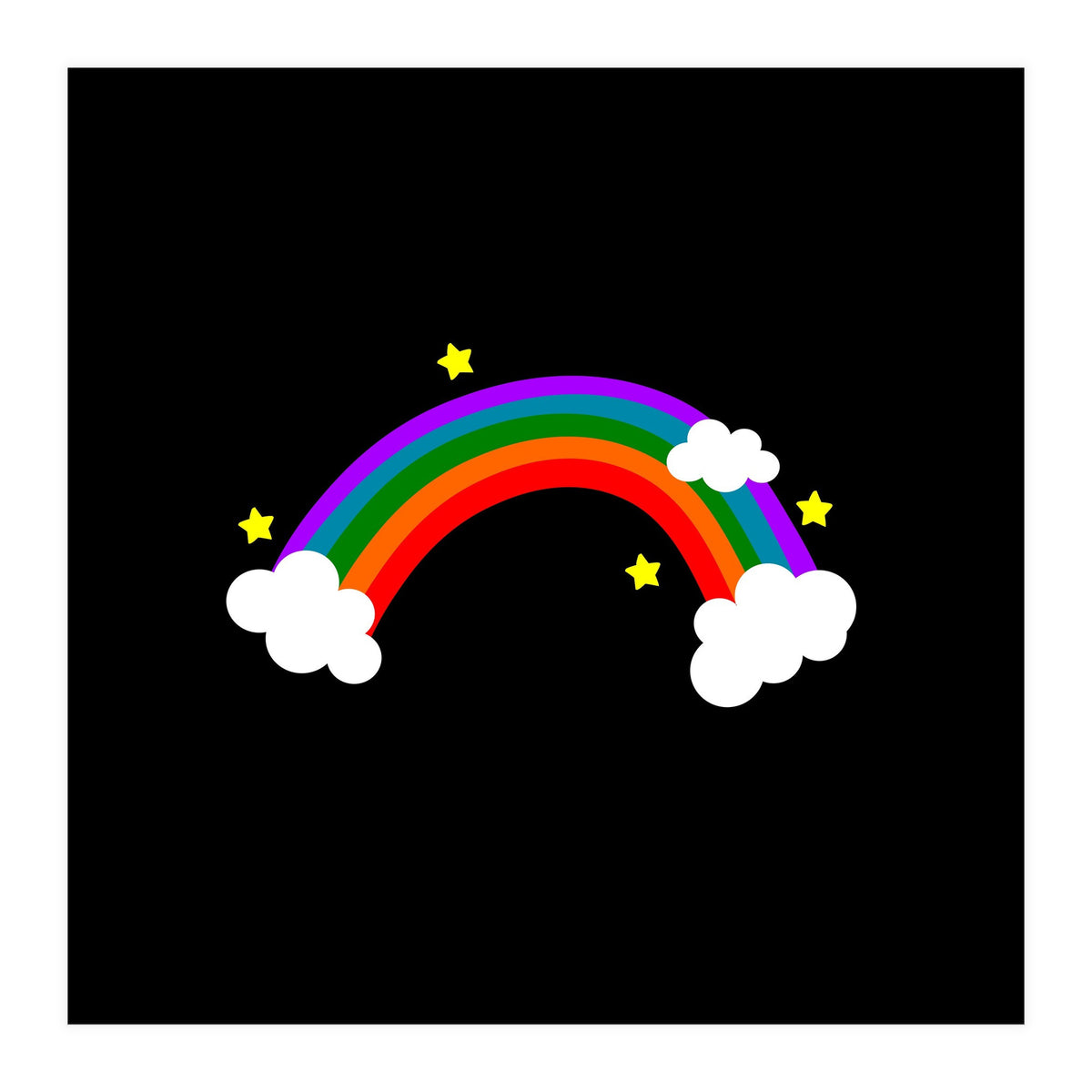 Colorful Rainbow (Print Only)