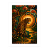 Leopard in Retro Contemporary Aesthetics (Print Only) thumbnail