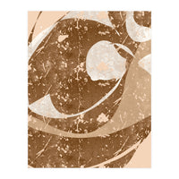 Brown Abstract Clash (Print Only)
