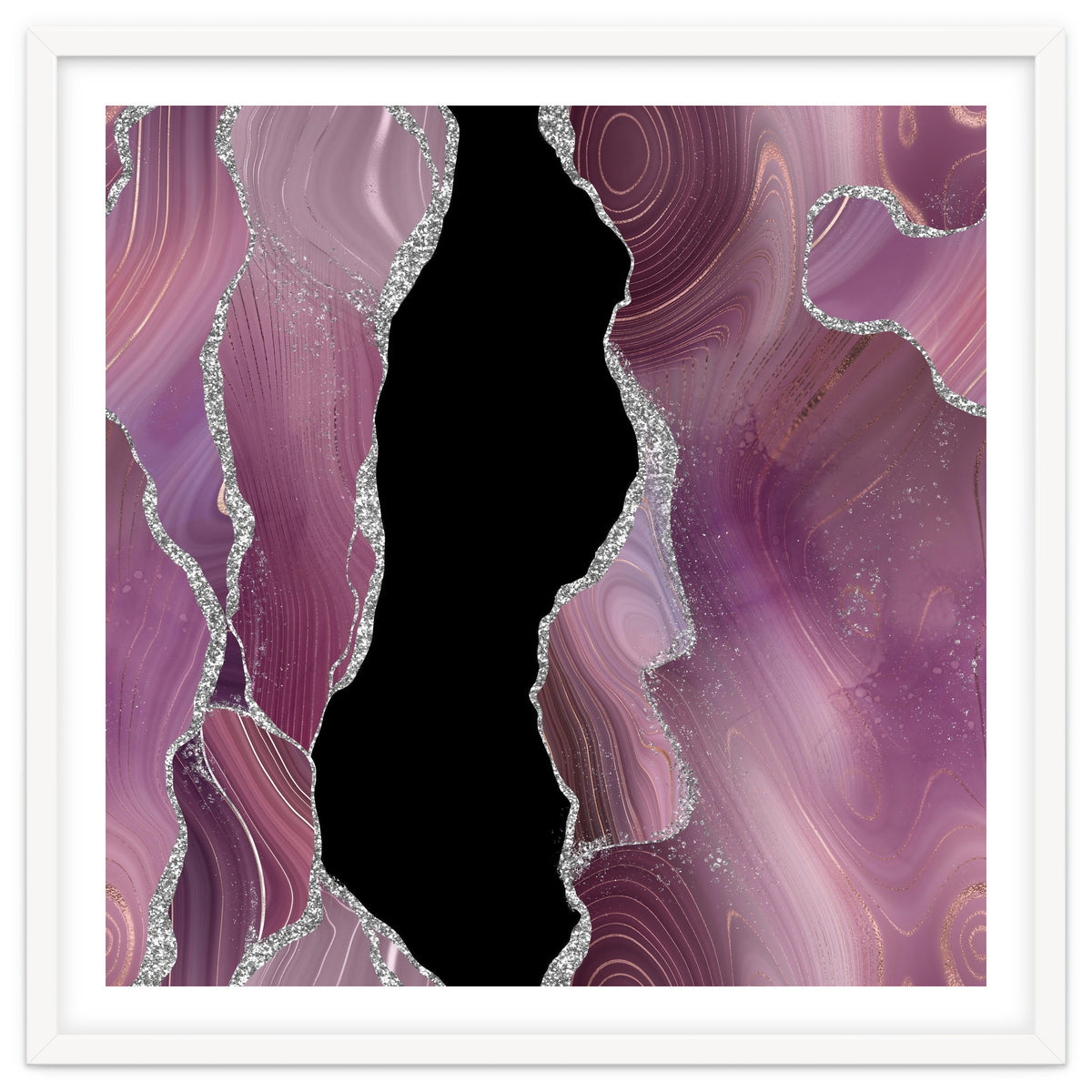 Mauve & Silver Agate Texture 01