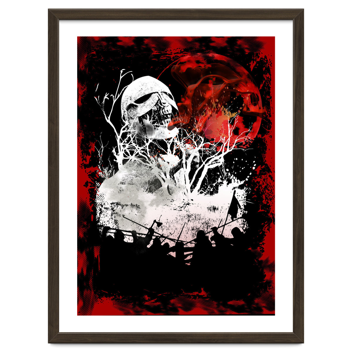 Viking Grinning Skull