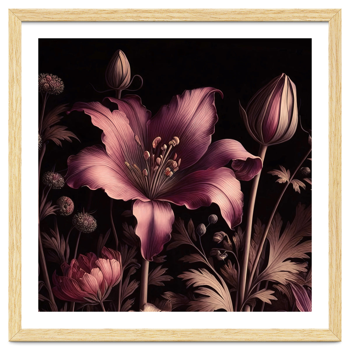 VINTAGE COLOURFUL BOTANICAL-10A-6