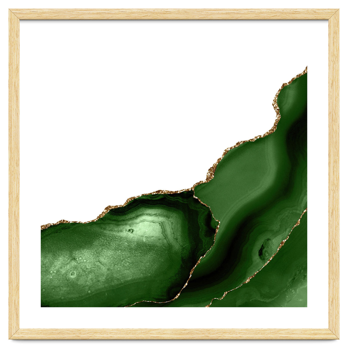 Green & Gold Agate Texture 26