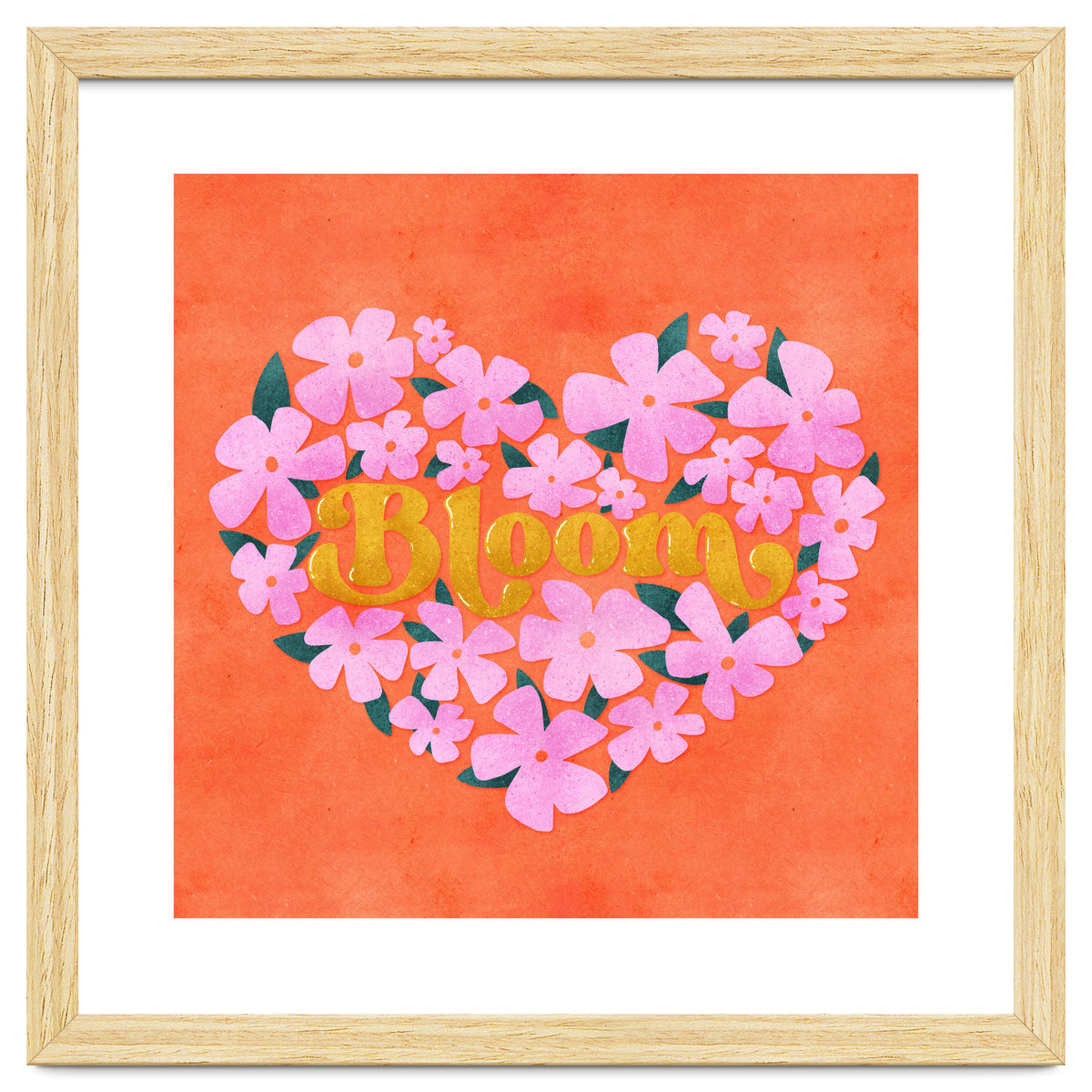 Bloom Floral Heart