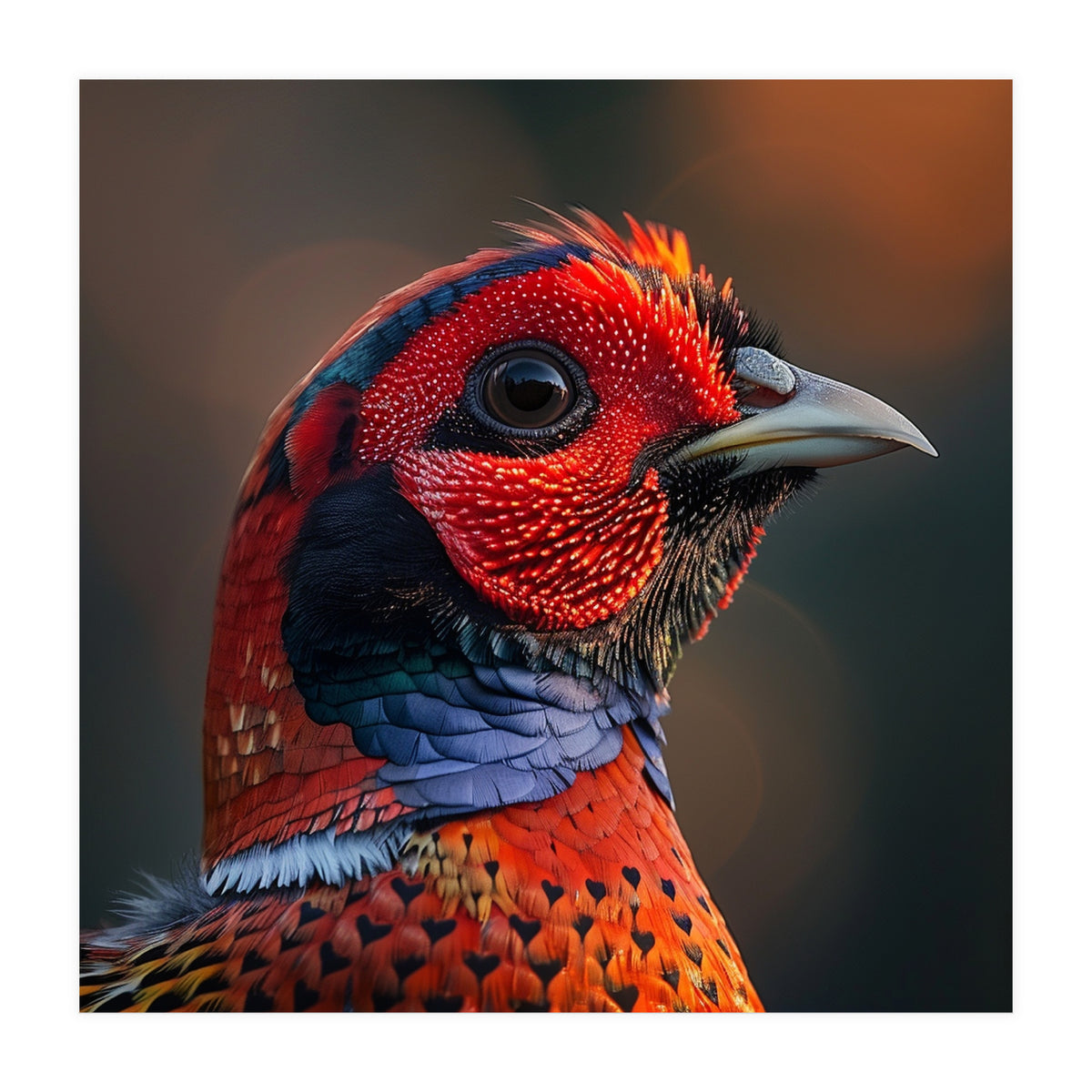 Close Up Pheasant Bird  (Print Only)