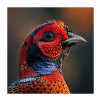 Close Up Pheasant Bird  (Print Only)