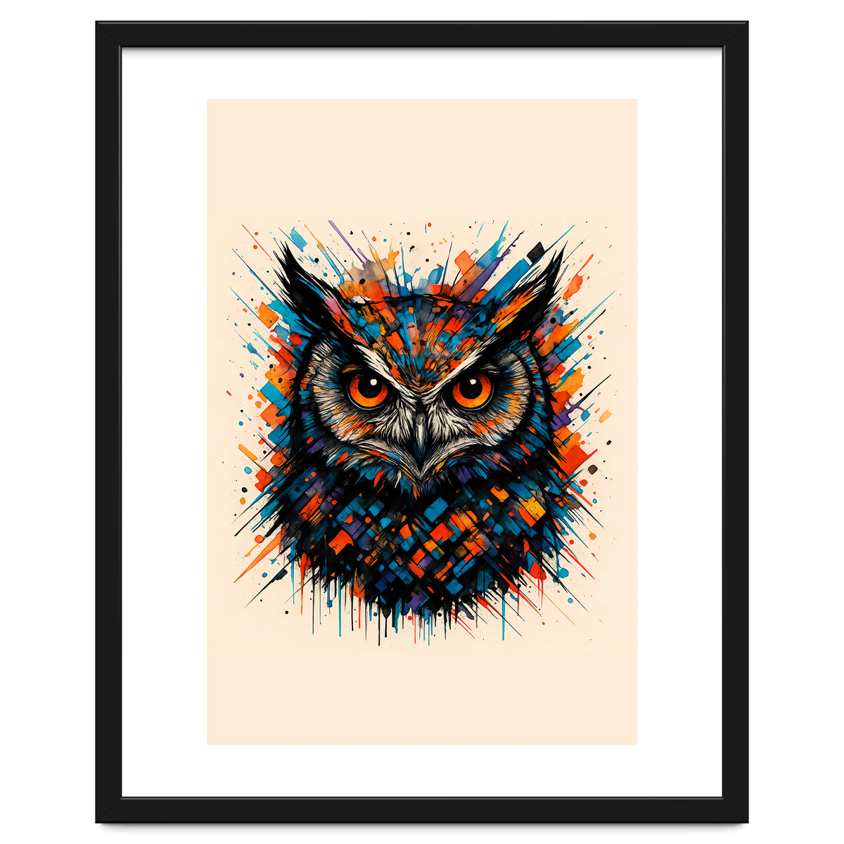 Owl Animal Watercolor