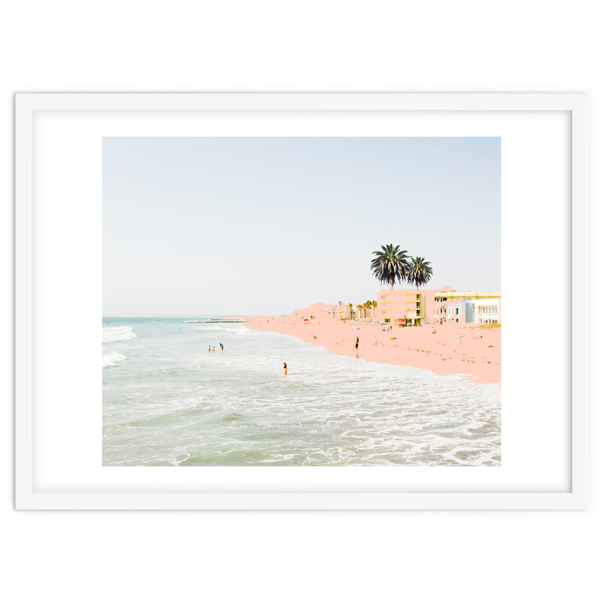 Pink Beach #society6 #decor #buyart