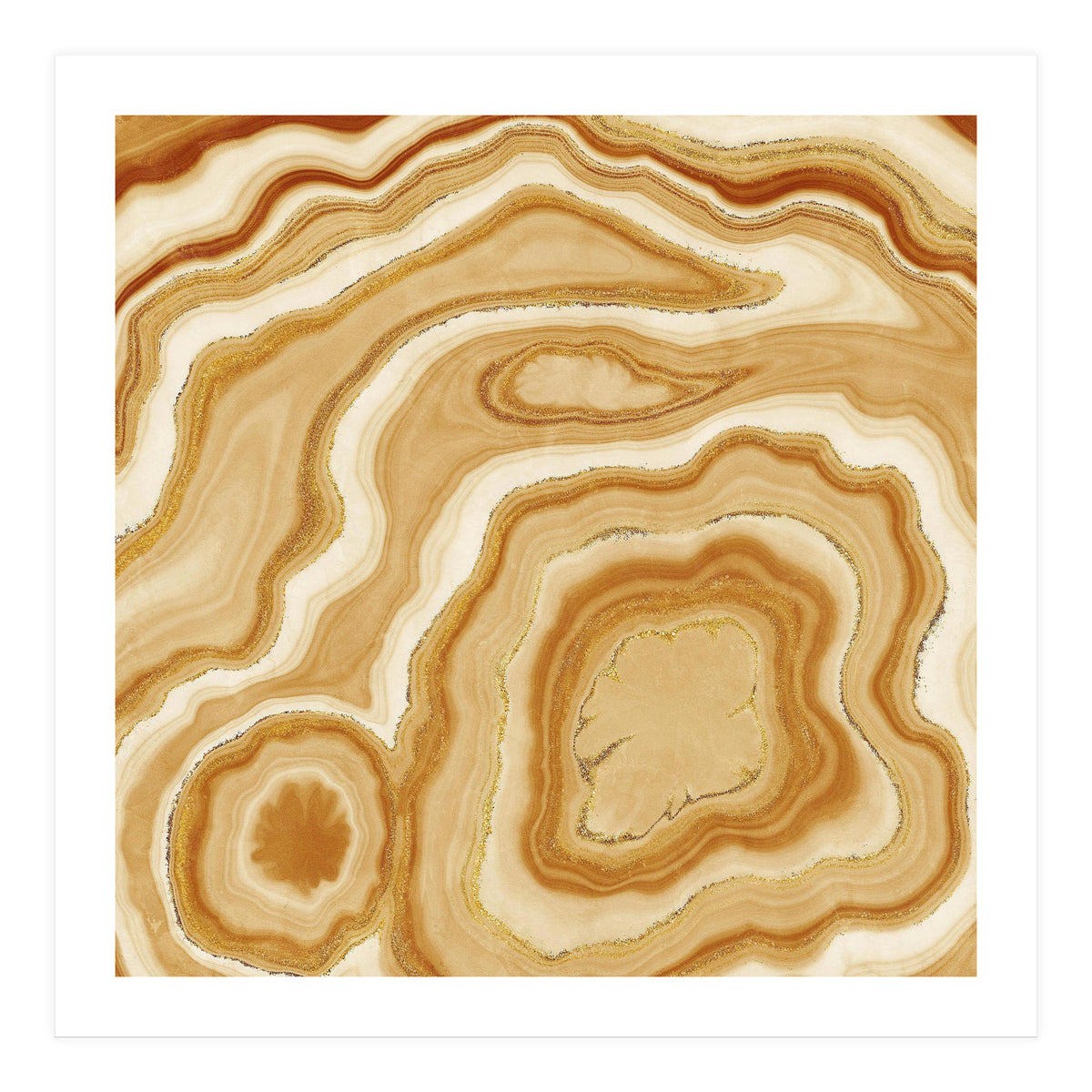 Golden Agate Texture 05 (Print Only)