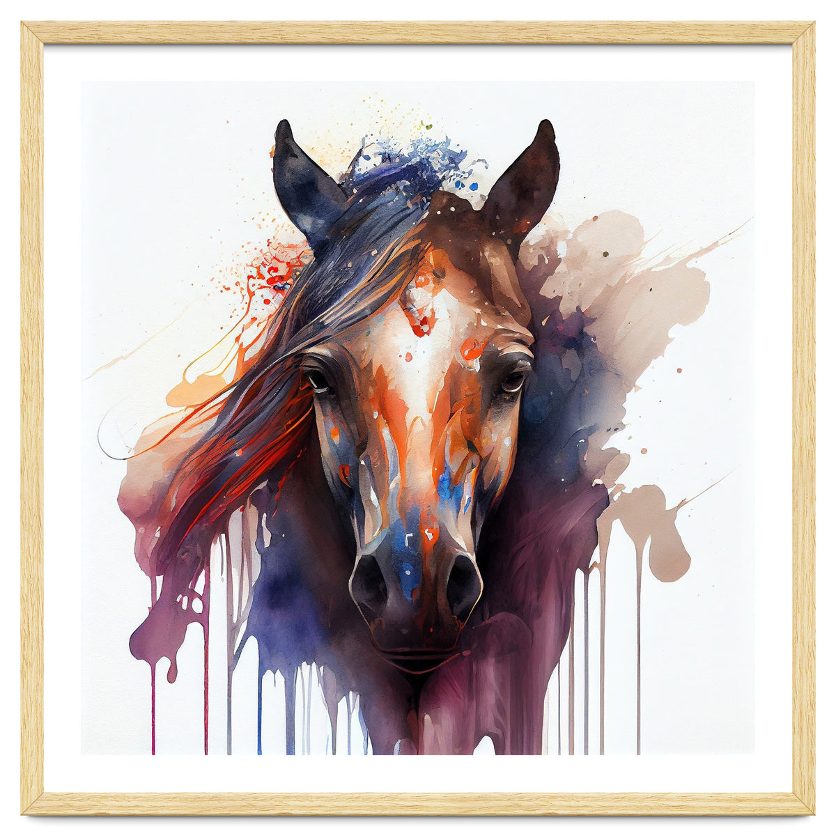 Watercolor Horse #1